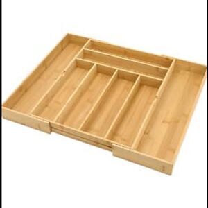 Cella Bamboo Expandable In-Drawer Organizer